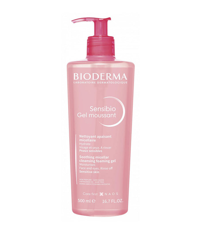 بيوديرما سينسيبيو جل رغوي 500 مل (Bioderma Sensibio Foaming Gel 500ml) هو جل تنظيف مخصص للبشرة الحساسة