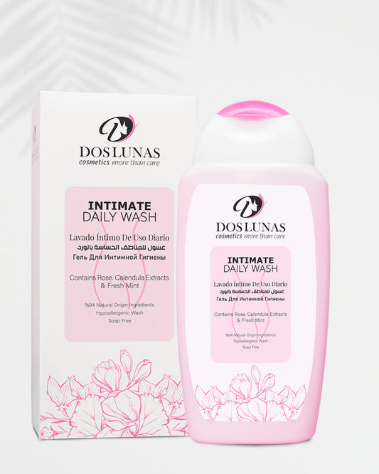 غسول المناطق الحساسة اليومي من دوس لوناس – خلاصة الورد Doslunas Intimate Daily Wash – Rose Extract
