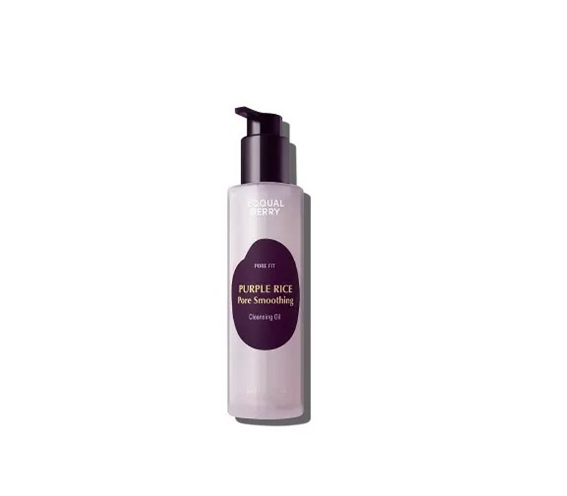 ايكوال بيري زيت تنظيف الأرز البنفسجي لتنقية المسام  EQQUALBERRY Purple Rice Pore Smoothing Cleansing Oil – 200 ml