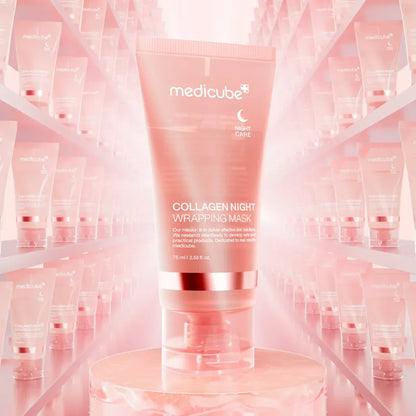 قناع الكولاجين الليلي من ميديكيوب75 مل-Medicube COLLAGEN NIGHT WRAPPING MASK