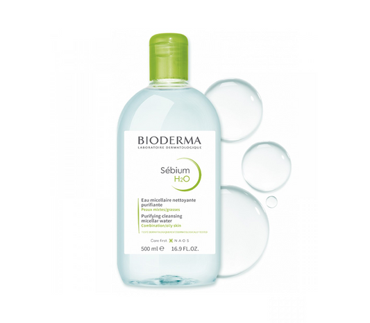 بيودرما سِبيوم – ماء ميسيلار للبشرة الدهنية والمعرضة لحب الشباب   Bioderma Sébium H2O Micellar Water – 500ml
