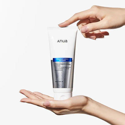 أنوا – منظف رغوي لطيف بحمض الهيالورونيك 8 + بانثينول – 150 مل  Anua – Hyaluronic Acid 8 + Panthenol Gentle Foaming Cleanser – 150ml
