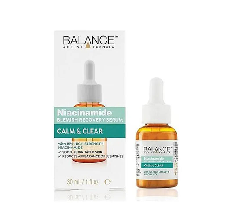 سيروم الترطيب من بلنس بحمض النيكوتيناميد (نياسيناميد) Balance Niacinamide Blemish Recovery Serum 30ml