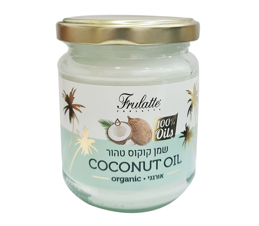 زيت جوز الهند العضوي النقي Fruhlati Pure Organic Coconut Oil 200ml