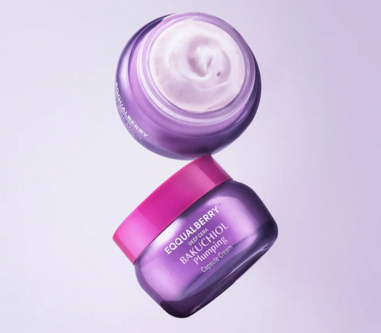 إيكوالبيري كريم كبسولة باكوتشيول الممتلئ لشد البشرة وتضييق المسام Equalberry Bakuchiol Capsule Cream – Firming & Pore-Tightening, 50 ml