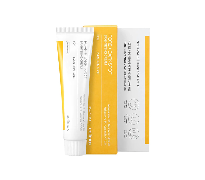 كريم سيلماكس لتفتيح البقع الداكنة وتنقية المسام CELIMAX Pore + Dark Spot Brightening Cream – 35ml