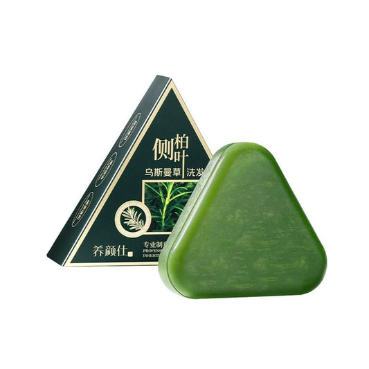صابونة سفن جرين نيتشر للعناية بالشعر بالأعشاب Seven Green Nature Herbal Hair Care Soap