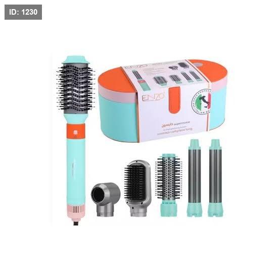 جهاز إنزو الاحترافي لتصفيف الشعر – إصدار ايرراب الطويل، مزوّد بتقنية المحرك الفائق  Enzo Professional Airwrap Complete Long Supermotor Hair Styler