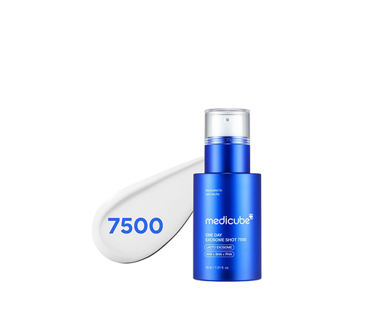 Medicube One Day Exosome Shot Pore Ampoule 7500 – أمبول تقليل المسام وتوحيد نسيج البشرة بتقنية الإكسوزوم الفعالة- 30 مل