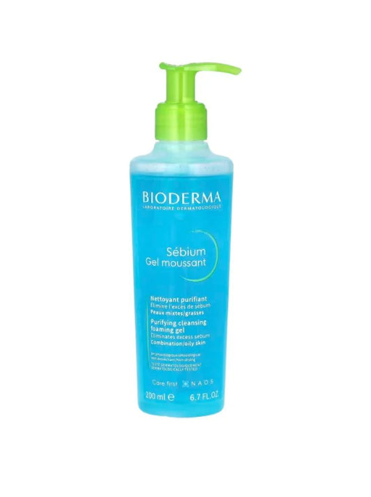 غسول جل رغوي سيبيوم لتنقية البشرة من بيوديرما  Bioderma Sébium Purifying Foaming Gel – 200ml