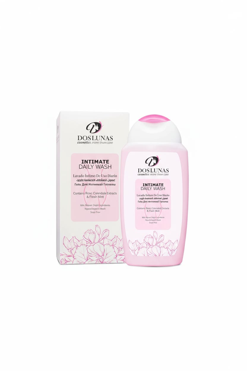 غسول المناطق الحساسة اليومي من دوس لوناس – خلاصة الورد Doslunas Intimate Daily Wash – Rose Extract