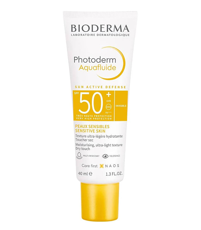 بيوديرما فوتوديرم أكوا فلويد  للبشرة الحساسة  Bioderma Photoderm Aquafluide SPF 50+ for Sensitive Skin – 40 ml